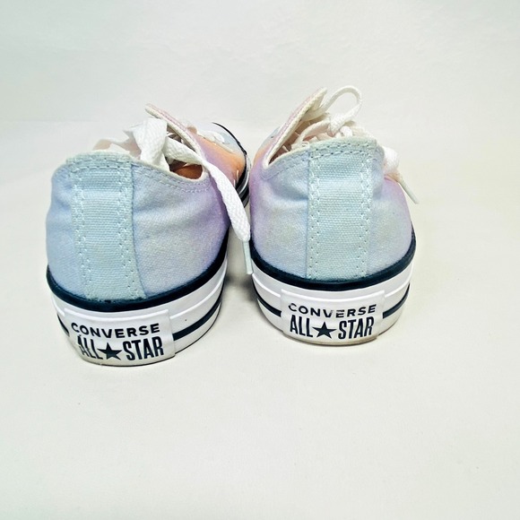 Converse All Star Pastel Tie Dye Sneakers Women's Size 8.5 Low Cut Rainbow Retro - Picture 4 of 9